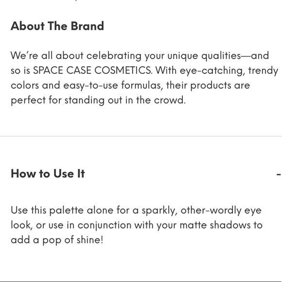 Space Case Cosmetics Custom Eyeshadow Palette - Picture 3 of 3